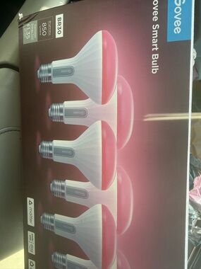 Govee BR30 Smart Light Bulbs, Works w/ Matter, Alexa Google Assistant 6 pack new